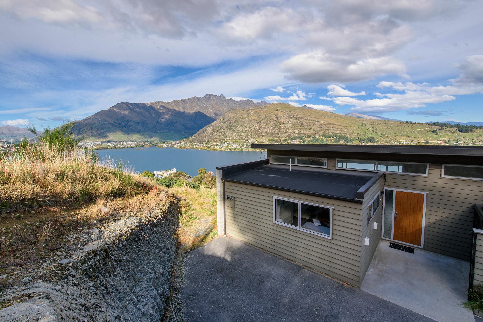 Contemporary Hilltop Abode Queenstown Exterior foto